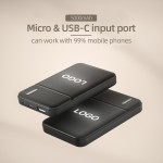 Power Bank Manufacturer - OEM 5000mAh LED Logo Ultra Slim