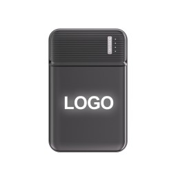 Power Bank Manufacturer - OEM 5000mAh LED Logo Ultra Slim