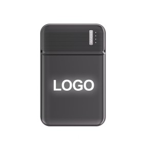 Power Bank Manufacturer - OEM 5000mAh LED Logo Ultra Slim
