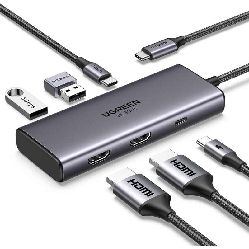 Docking Station Manufacturer - 6 in 1 USB C Hub OEM