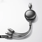USB Cable Factory - 3 in 1 Retractable OEM Charging
