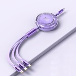 USB Cable Manufacturer - 120W 3 in 1 Retractable OEM