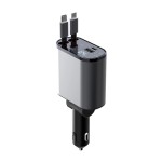 Car Charger Factory - 4 in 1 60W Retractable OEM