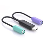 PS/2 Cable Manufacturer - 1 in 2 Out Adapter OEM