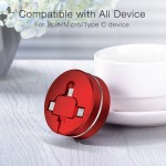 USB Cable Factory - 3 in 1 Retractable 3A OEM