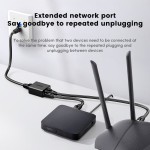 Ethernet Splitter Manufacturer - 100Mbps 1 to 2 OEM