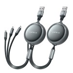 USB Cable Factory - 3 in 1 Retractable OEM Charging