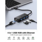 USB Hub Ethernet Adapter Manufacturer - 3 Port OEM