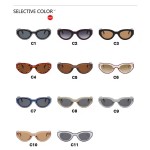 Women Sunglasses Supplier - OEM Custom Gradient UV400 Cat Eye Shades