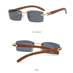 Wood Grain Sunglasses Manufacturer - OEM Custom Buffalo Horn Style