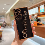 Samsung Case Supplier - OEM Plating Heart Bracelet Silicone Cover
