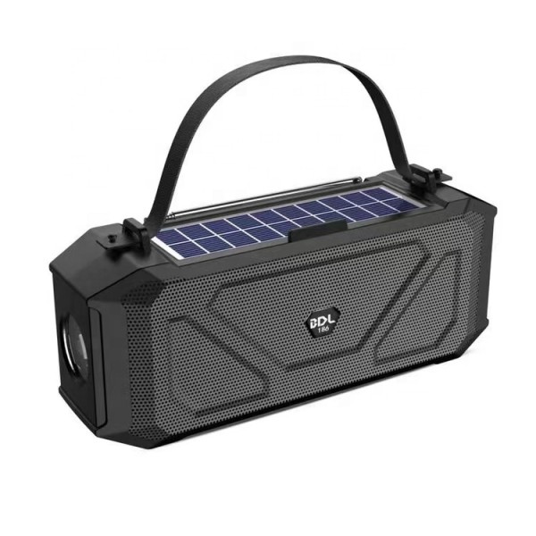 Solar Speaker Manufacturer - OEM 3-in-1 Solar Powered Flashlight Speaker