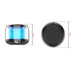 Gaming Speaker Supplier - OEM Colorful Lights Round Steel Speaker