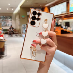 Samsung Case Supplier - OEM Plating Heart Bracelet Silicone Cover