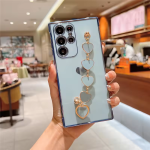 Samsung Case Supplier - OEM Plating Heart Bracelet Silicone Cover