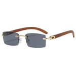 Wood Grain Sunglasses Manufacturer - OEM Custom Buffalo Horn Style