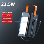 Power Bank Factory - 120000mAh Built-in Cable OEM