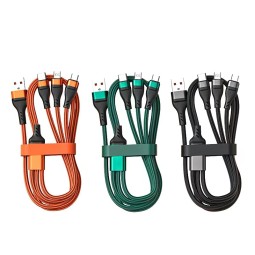 USB Cable Factory - 3 in 1 Nylon Braided OEM