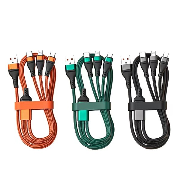 USB Cable Factory - 3 in 1 Nylon Braided OEM