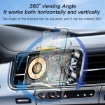 Car Charger Manufacturer - Metal 15W Transparent Glass OEM