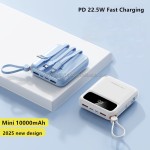 Power Bank Manufacturer - 10000mAh 4 Built-in Cable OEM