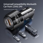 Car Charger Factory - 30W 4 in 1 QC PD OEM