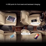 Car Charger Manufacturer - QC 3.0 4 USB Port OEM