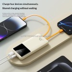 Power Bank Manufacturer - Travel 20000mAh Built-in Cable OEM
