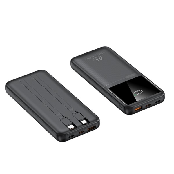 Power Bank Factory - 10000mAh Built-in 2 Cable OEM