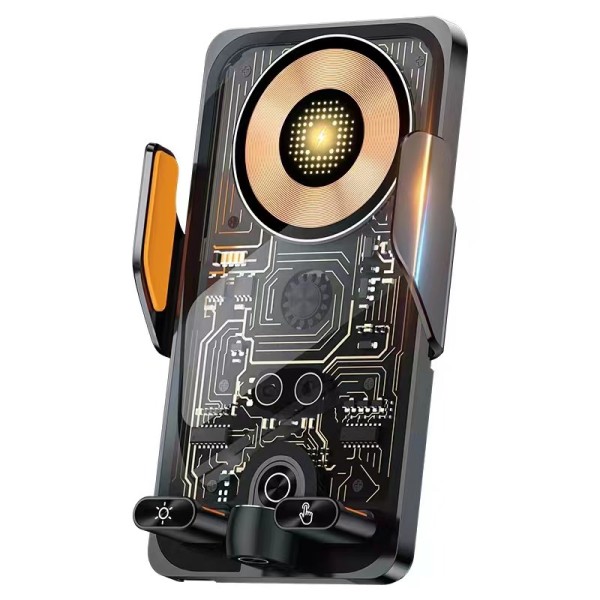 Car Charger Manufacturer - Metal 15W Transparent Glass OEM