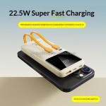 Power Bank Manufacturer - Travel 20000mAh Built-in Cable OEM