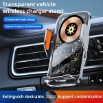 Car Charger Factory - 15W Transparent Glass OEM