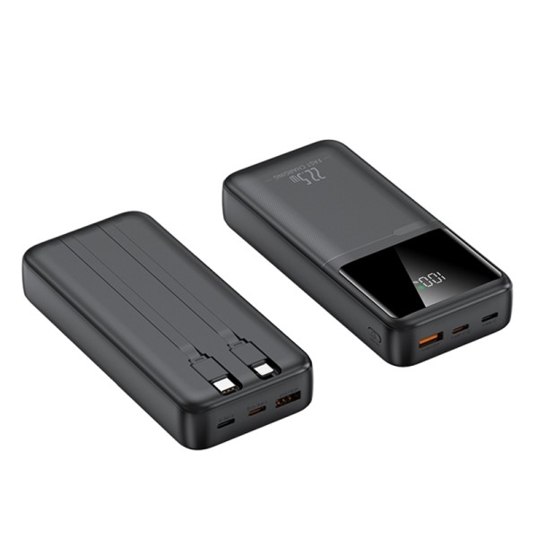 Power Bank Manufacturer - Travel 20000mAh Built-in Cable OEM