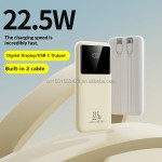 Power Bank Factory - 10000mAh Built-in 2 Cable OEM