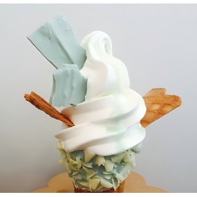 Wholesale 25kg Halal Certified Soft Serve Ice Cream Mix Powder Flavored Tea Coffee Egg Chocolate in Packaged Boxes and Bags