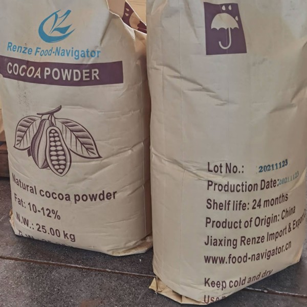 Food Grade Alkalized Cocoa Powder Halal Certified Raw and Dusted Processing Packed in Bag