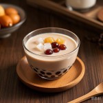 特殊的非乳制品奶精经典泡沫茶风味成分，以袋包装供应的波巴茶店
