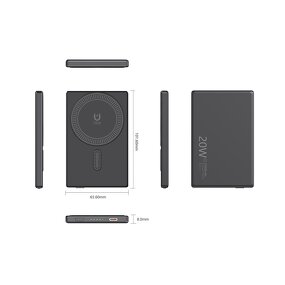 Power Bank Factory - OEM 15W Ultra Slim Magnetic Wireless