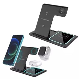 Charging Station Factory - OEM 3-in-1 Wireless Magnetic Charger
