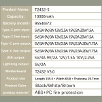 Power Bank Supplier - OEM 2-in-1 Built-in Cable PD22.5W Charger