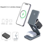 Wireless Charger Factory - OEM 3-in-1 Magnetic Foldable Charger