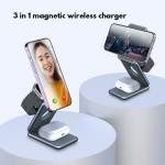 Wireless Charger Factory - OEM 3-in-1 Magnetic Foldable Charger