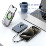 Wireless Power Bank Supplier - OEM PD22.5W Built-in Cable Charger
