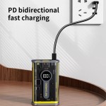 Power Bank Supplier - OEM Transparent 10000mAh USB Type C