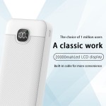 Power Bank Supplier - OEM High Capacity Built-in Cable Charger