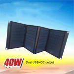 Solar Panel Manufacturer - OEM 20W-40W USB Charger DC Port