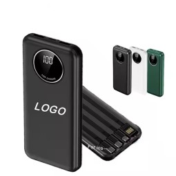 Power Bank Factory - OEM 22.5W Fast Charging with 3 Cables