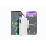 Power Bank Factory - Retractable Cable PD QC OEM