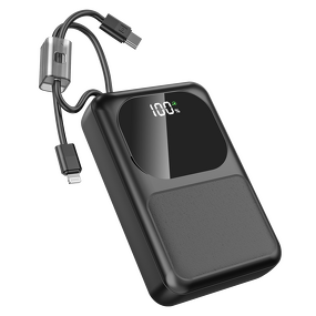 Power Bank Manufacturer - 20000mAh Built-in Cable OEM