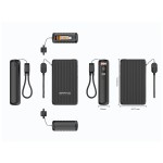 Power Bank Factory - Retractable Cable PD QC OEM